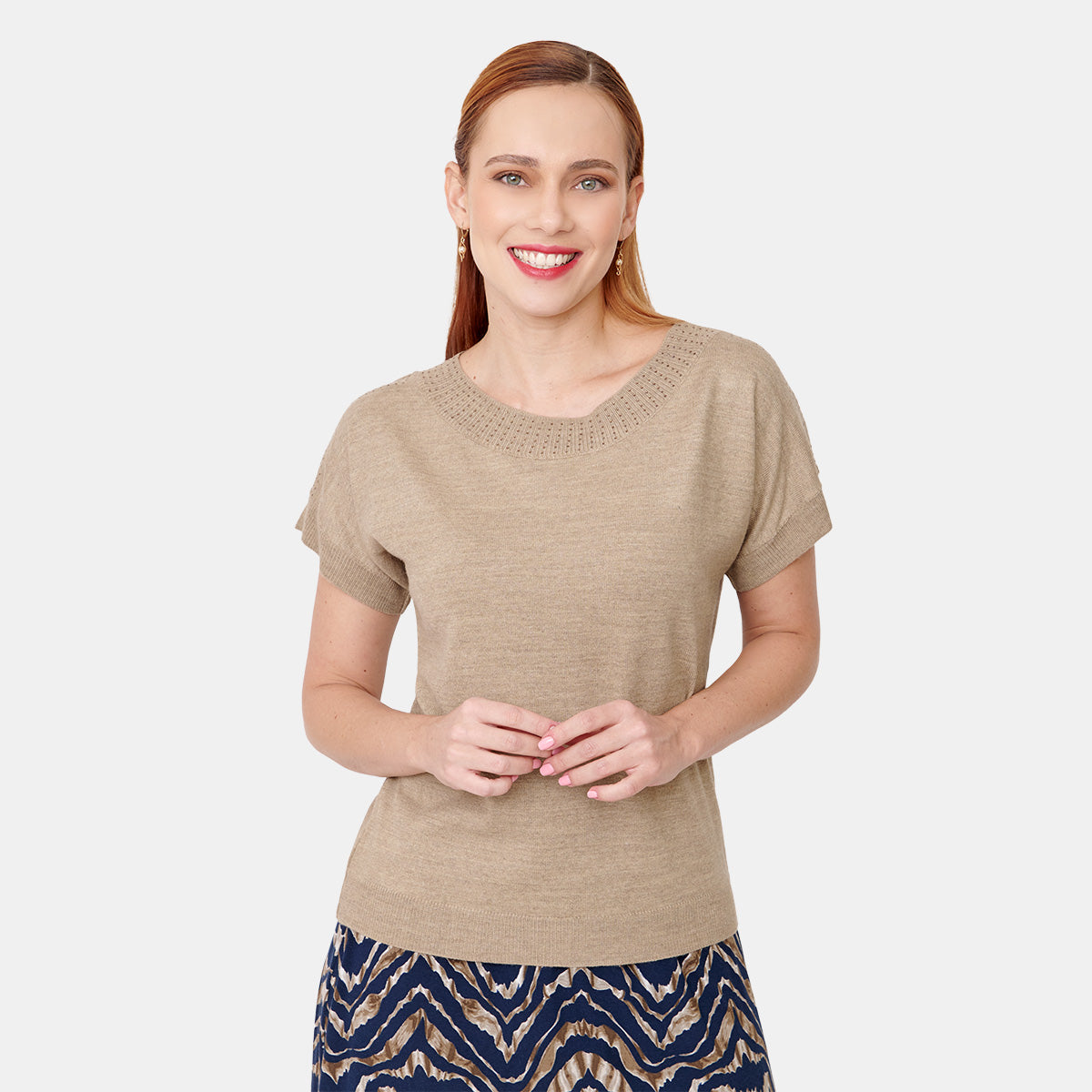 Blusa de punto con detalles Vitos