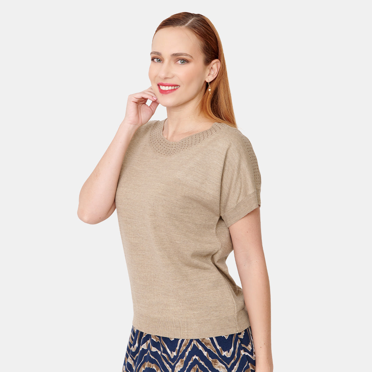 Blusa de punto con detalles Vitos