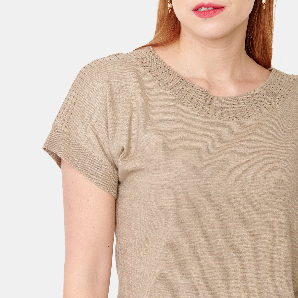 Blusa de punto con detalles Vitos