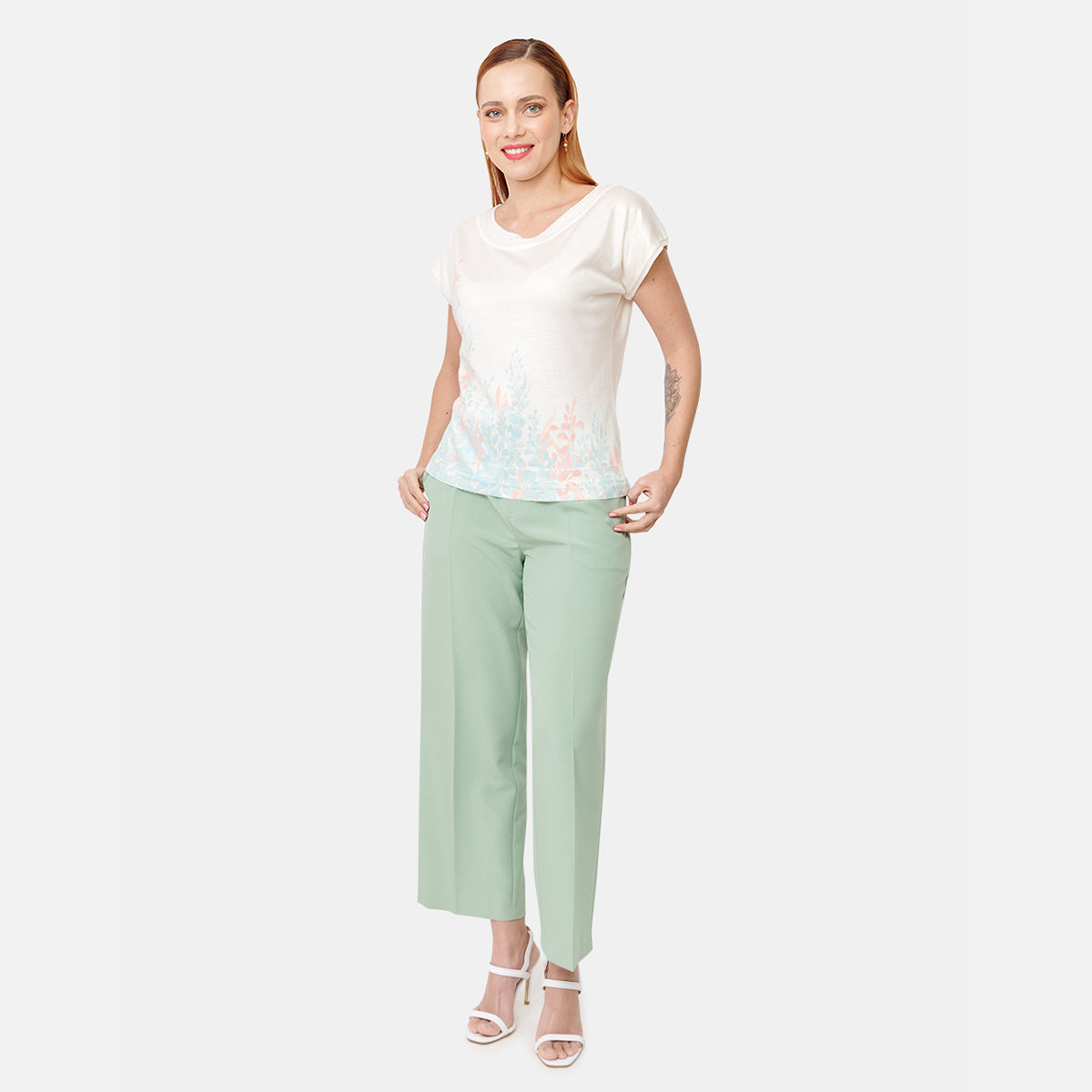 Blusa tejida estapada cuello ojal  Vitos