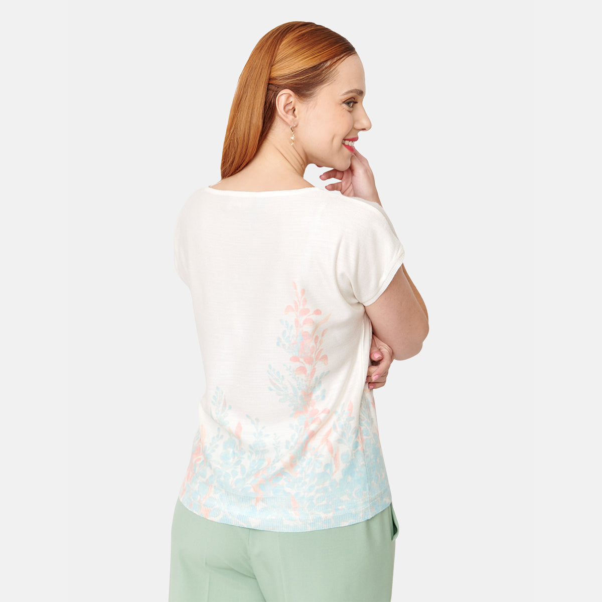 Blusa tejida estapada cuello ojal  Vitos