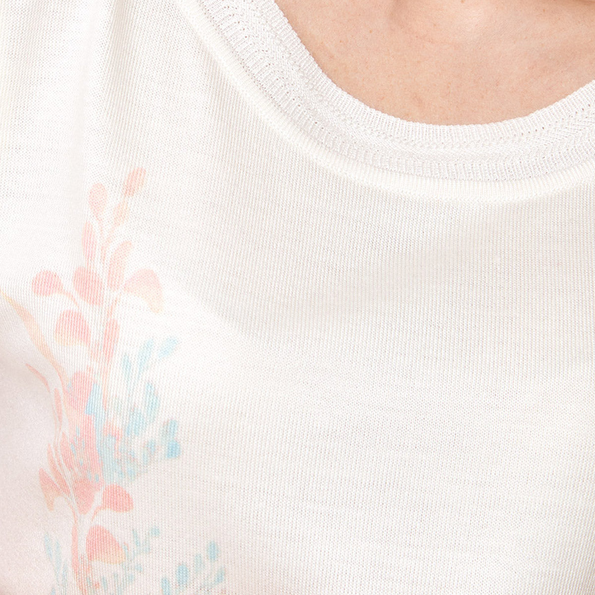 Blusa tejida estapada cuello ojal  Vitos