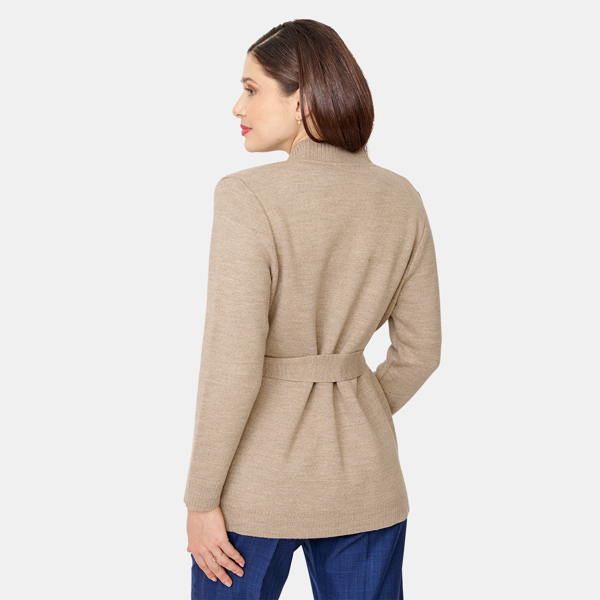 Cárdigan con detalles bordados y jareta Vitos