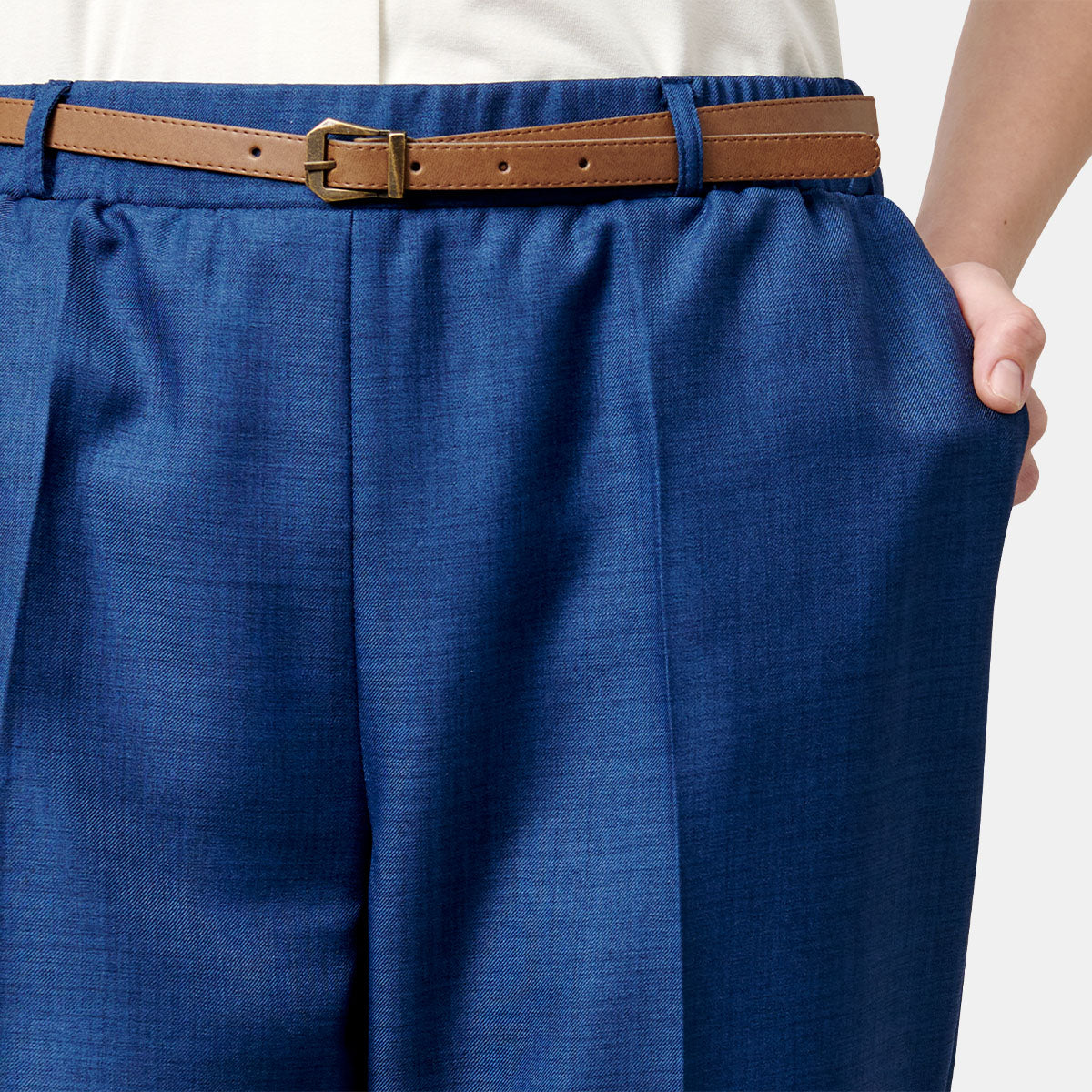 Pantalón tipo Capri colos azul Vitos