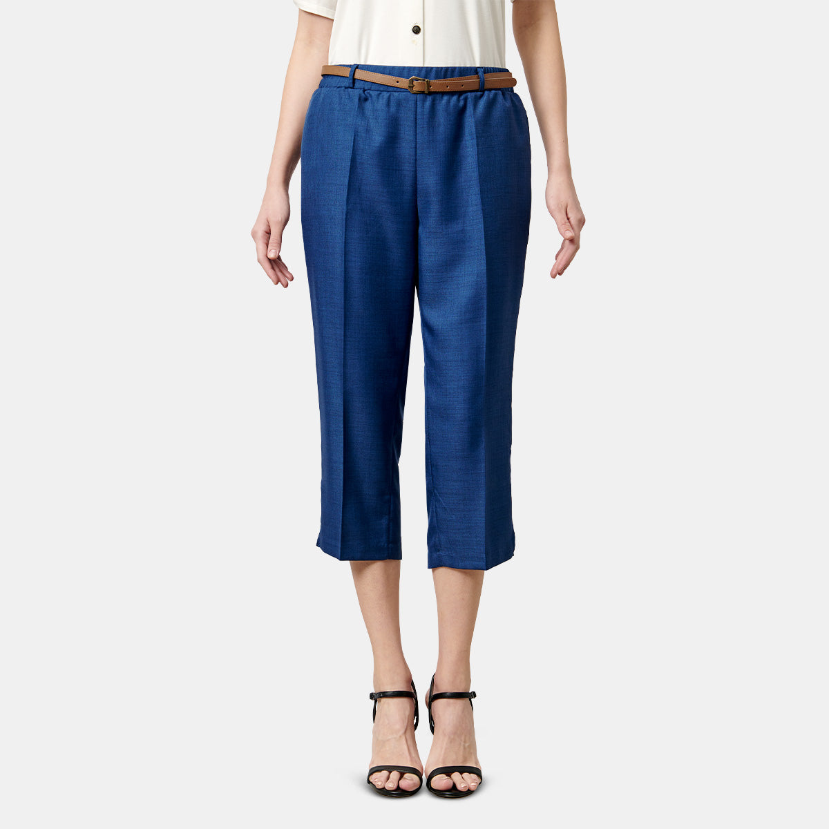 Pantalón tipo Capri colos azul Vitos