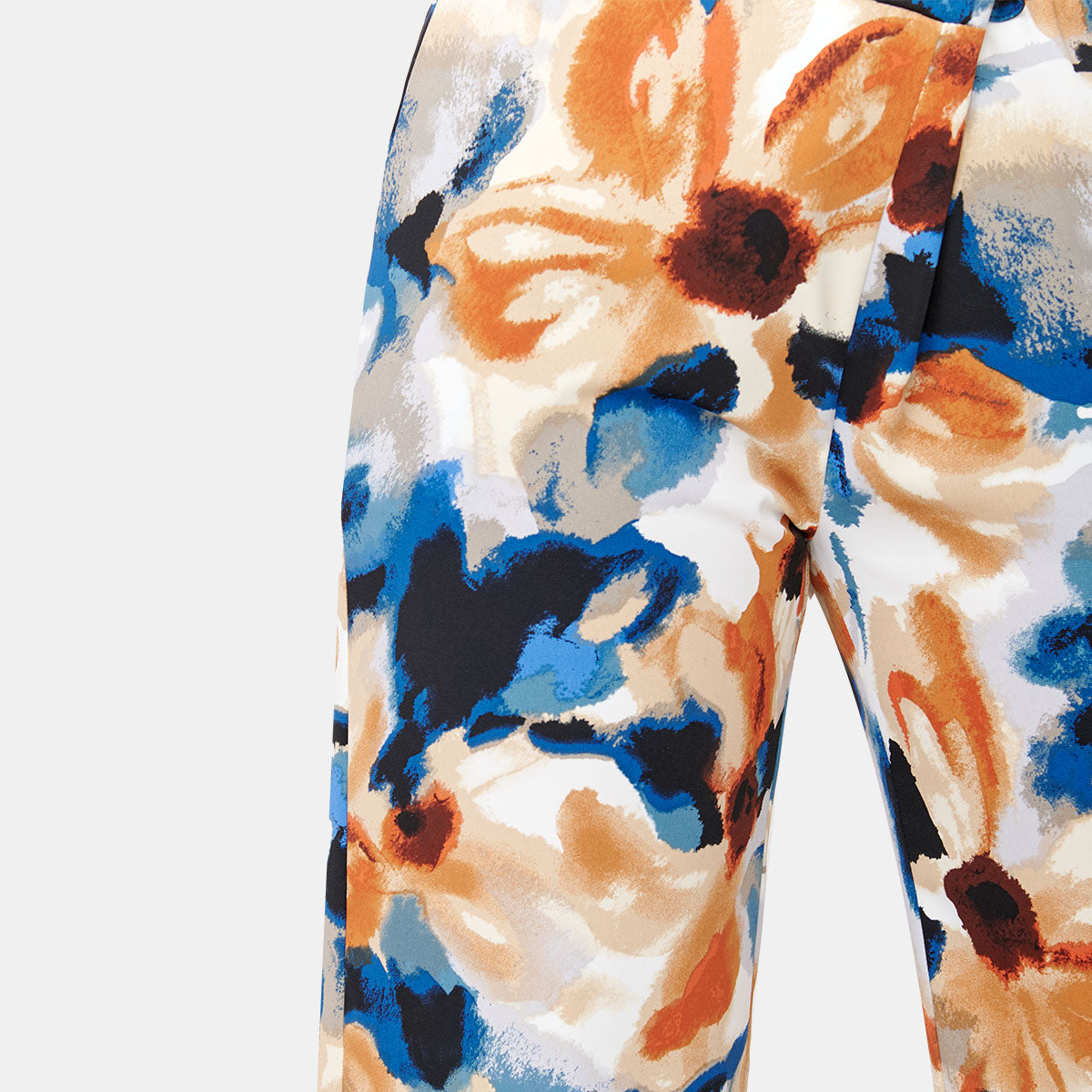 Pantalón estampado con hebilla para dama Calypsov