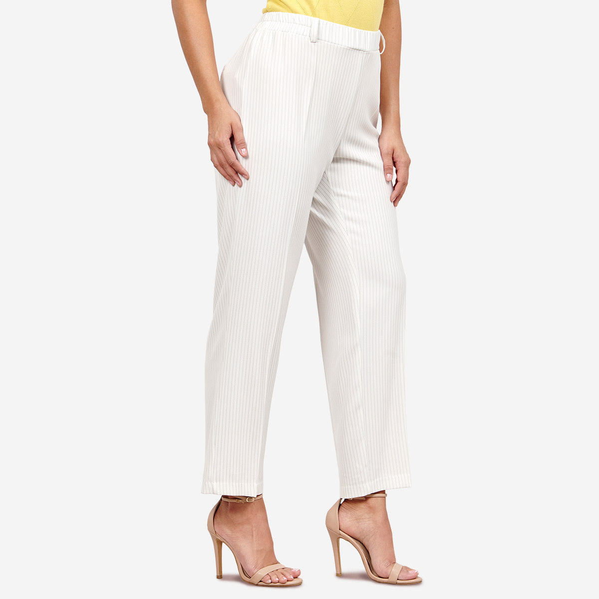 Pantalon rayas pretina volteada Vitos