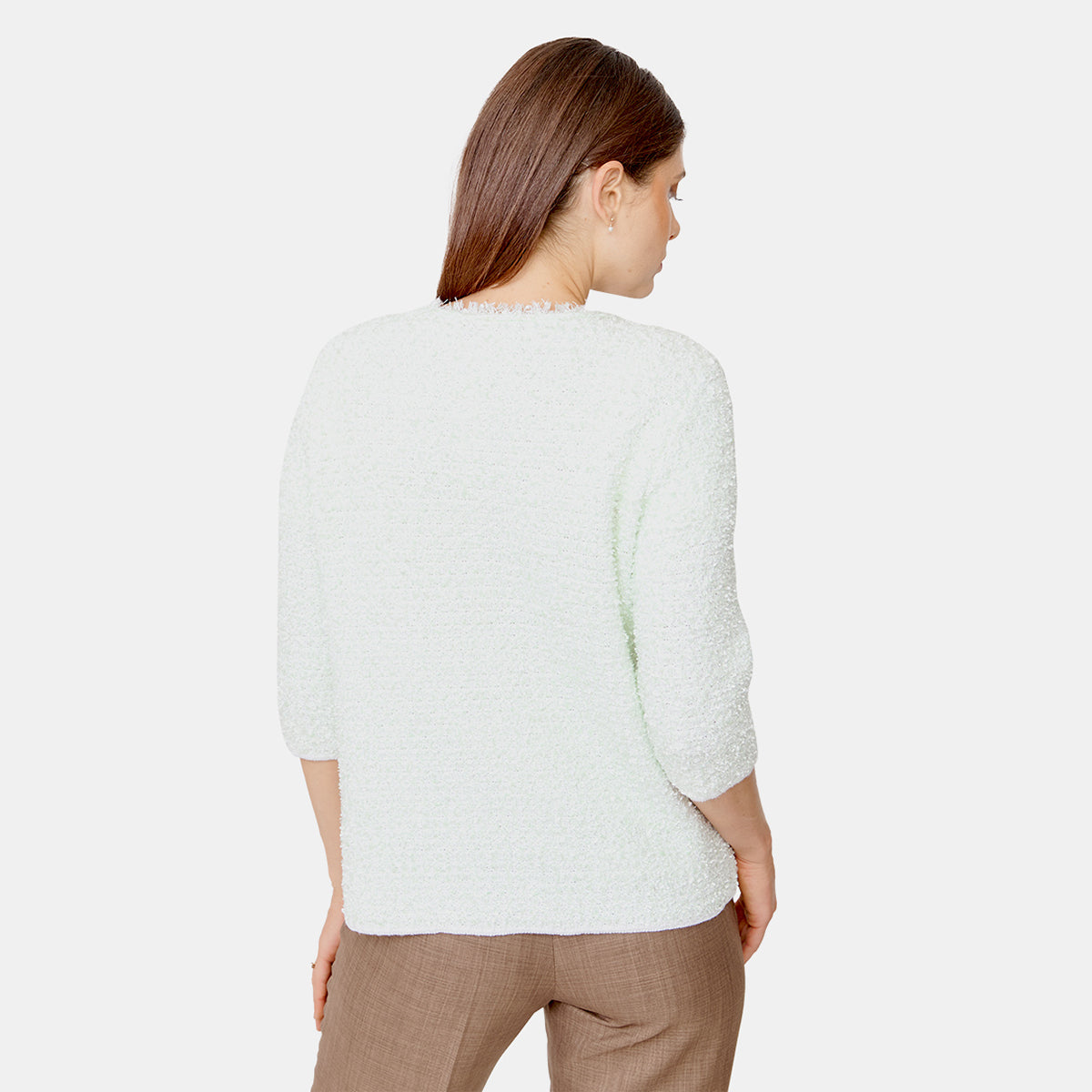 >Saco Coco tejido color pistache Vitos