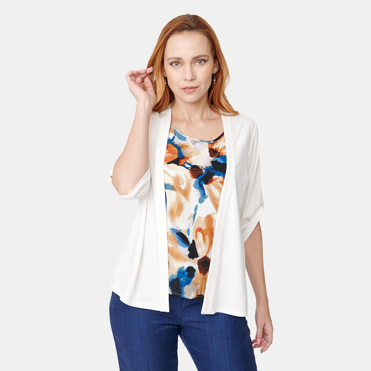 Twinfix blanco estampado para dama vitos