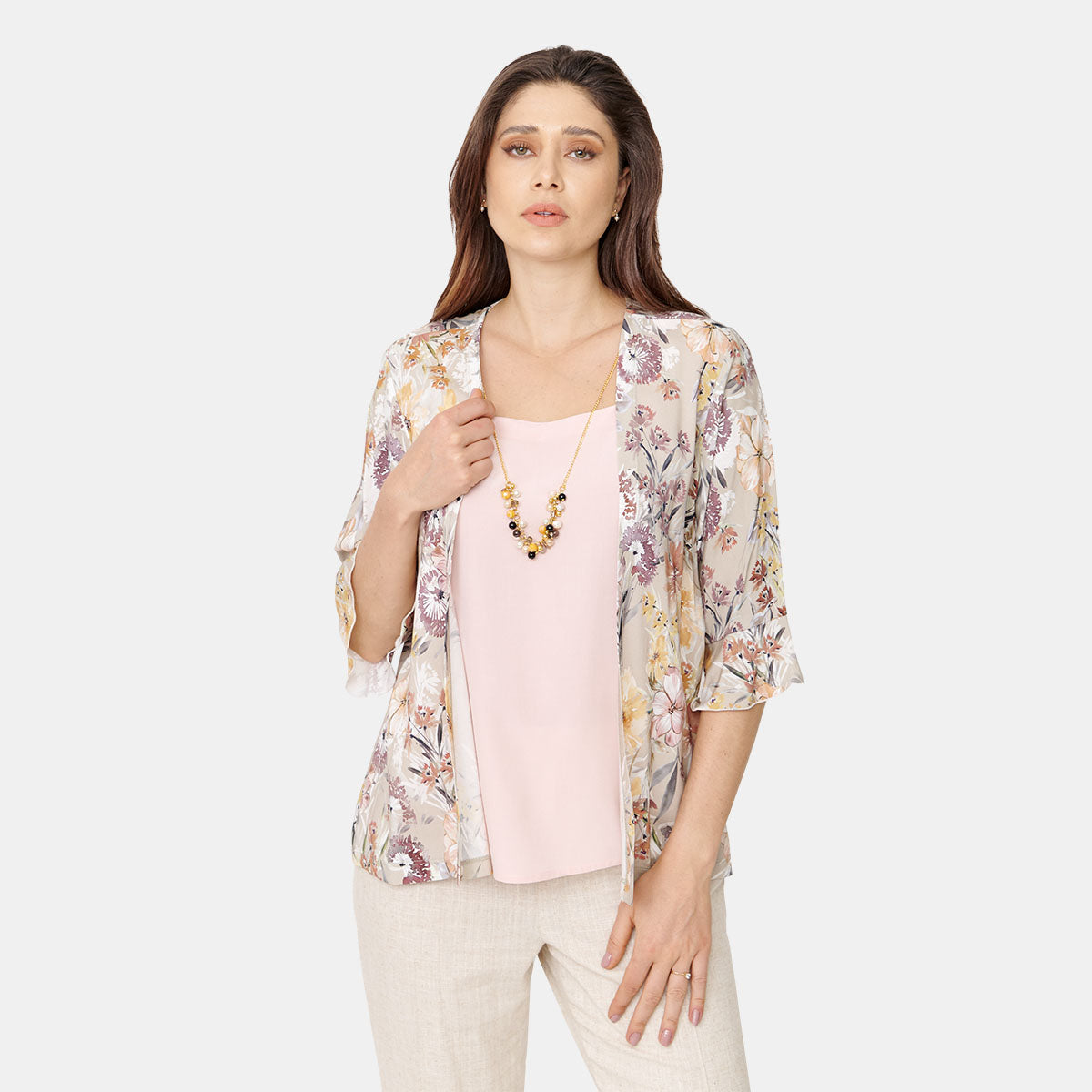 Twin Fix estampado floreal manga campana Vitos Twin Fix estampado floreal manga campana VItos