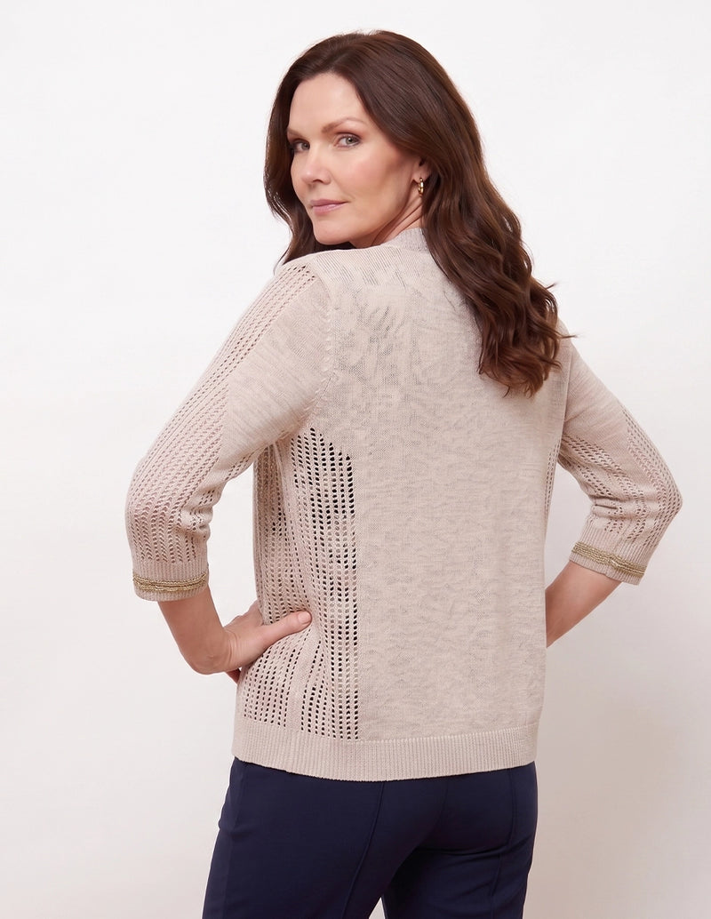 Twin fix cuello redondo estampado complementos