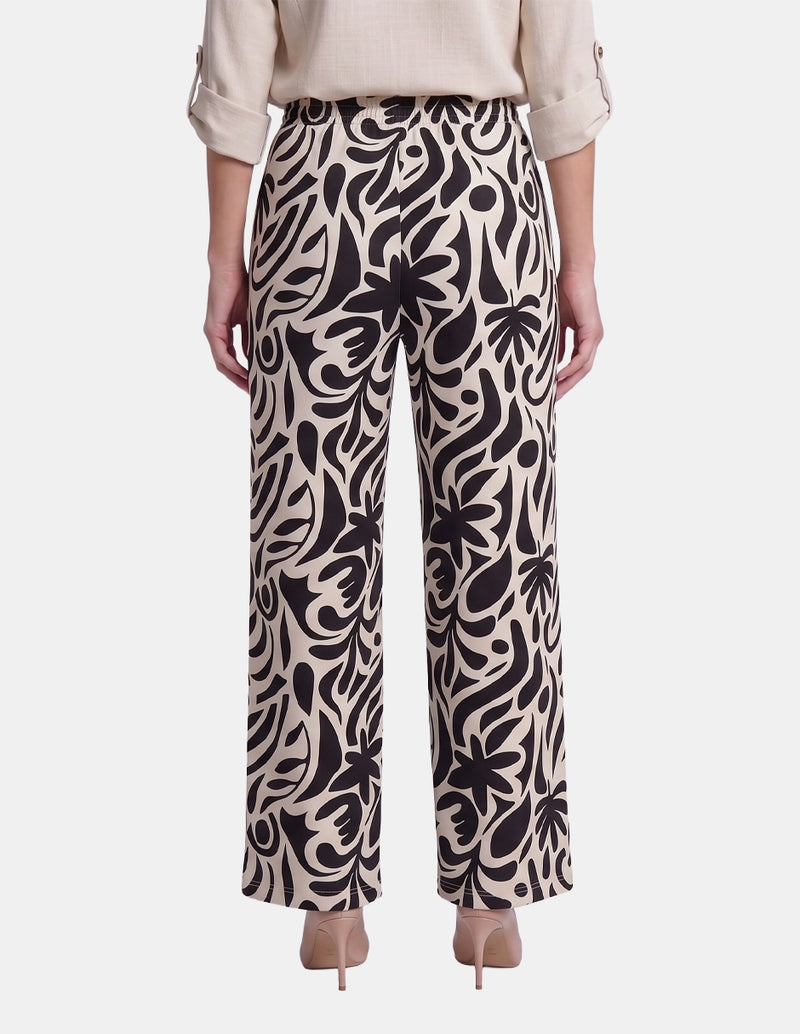 Pantalón con estampado de flores Celyn
