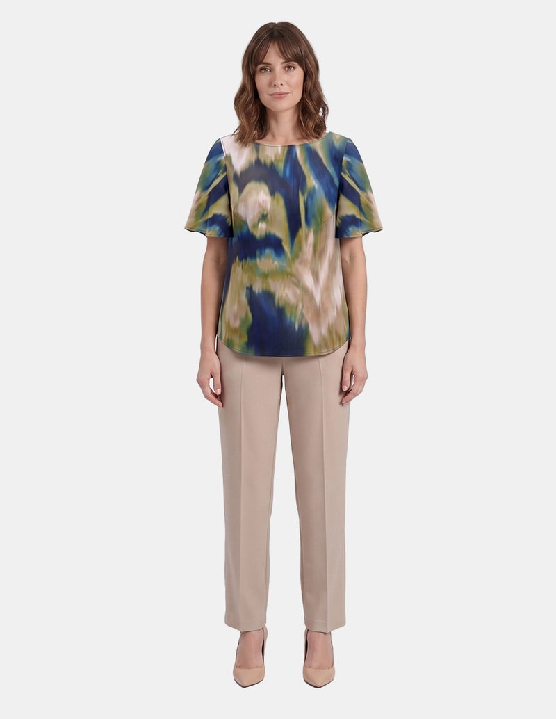 VL79502 - Blusa estampada manga mariposa Idris