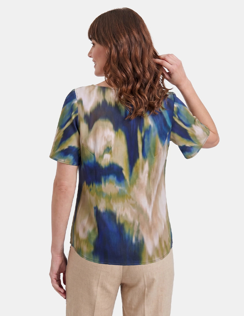 VL79502 - Blusa estampada manga mariposa Idris