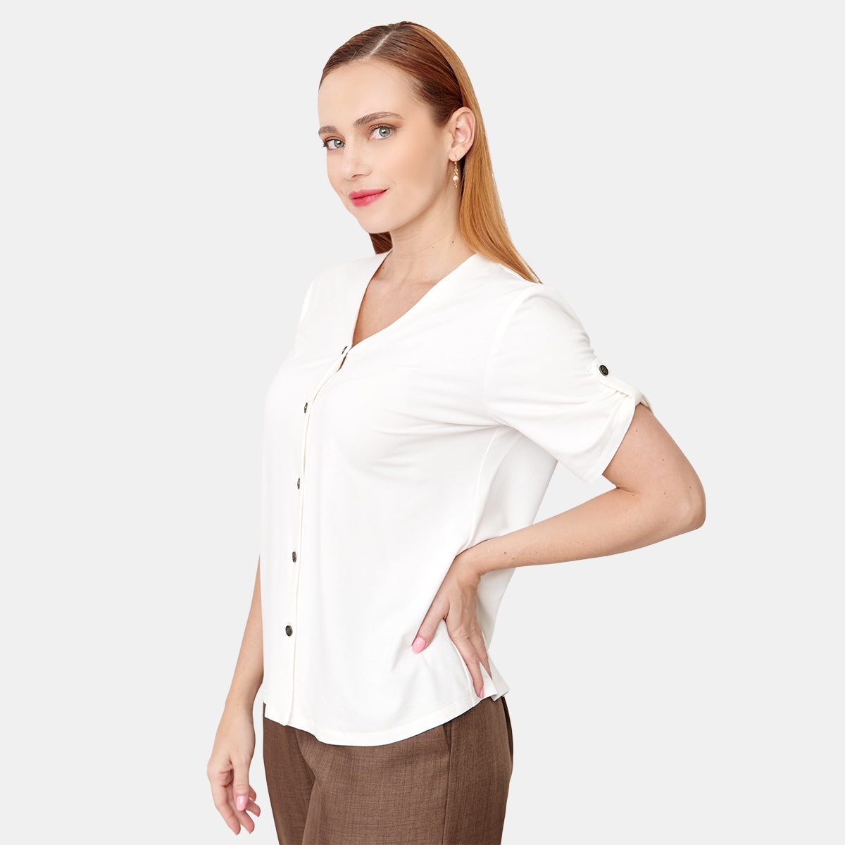 Blusa cuello columpio Vitos