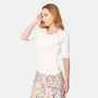 Blusa de punto detalle moño en cuello Vitos