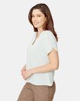 Blusa escote V con boton  Vitos 