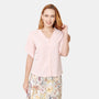 Blusa rosa con manga mariposa Vitos