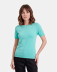 Blusa punto manga corta básico Verano