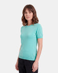 Blusa punto manga corta básico Verano