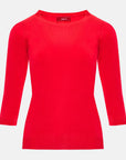 Blusa punto trenza estructura manga 3/4 - C0006