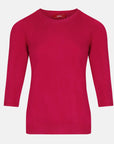 Blusa punto trenza estructura manga 3/4 - C0006