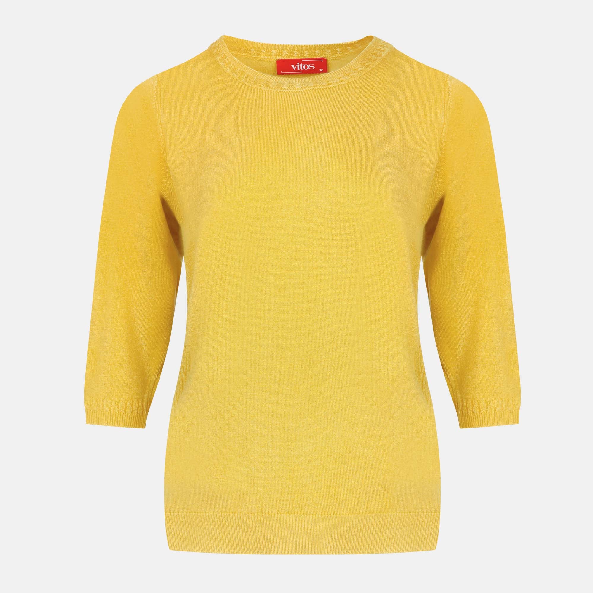Blusa punto trenza estructura manga 3/4 - C0006