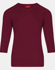 Blusa punto trenza estructura manga 3/4 - C0006 Invierno