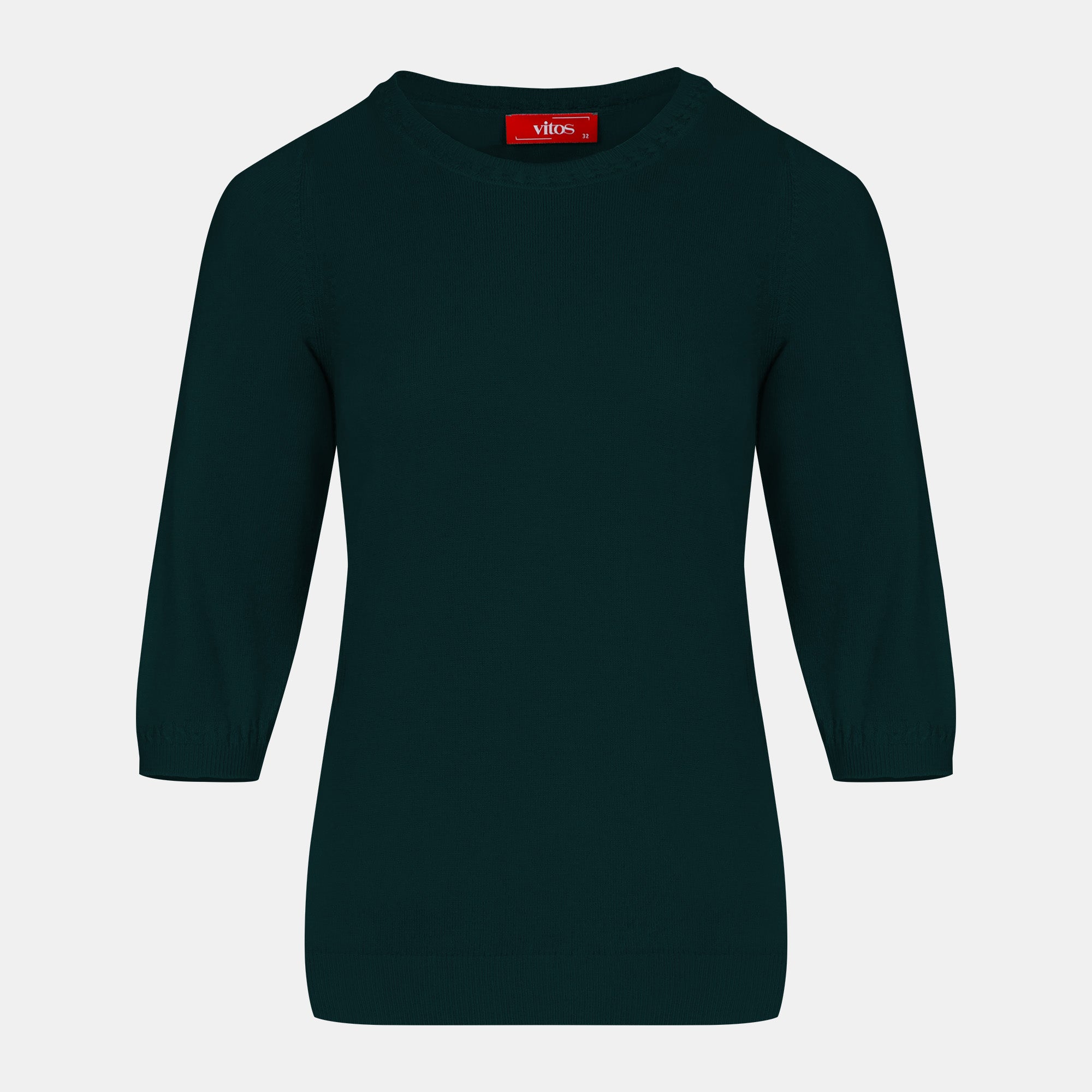 Blusa punto trenza estructura manga 3/4 - C0006 Invierno