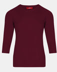 Blusa punto trenza estructura manga 3/4 - C0006 Invierno