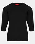 Blusa punto trenza estructura manga 3/4 - C0006