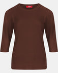 Blusa punto trenza estructura manga 3/4 - C0006 Invierno