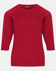 Blusa punto trenza estructura manga 3/4 - C0006