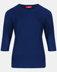 Blusa punto trenza estructura manga 3/4 - C0006 Invierno