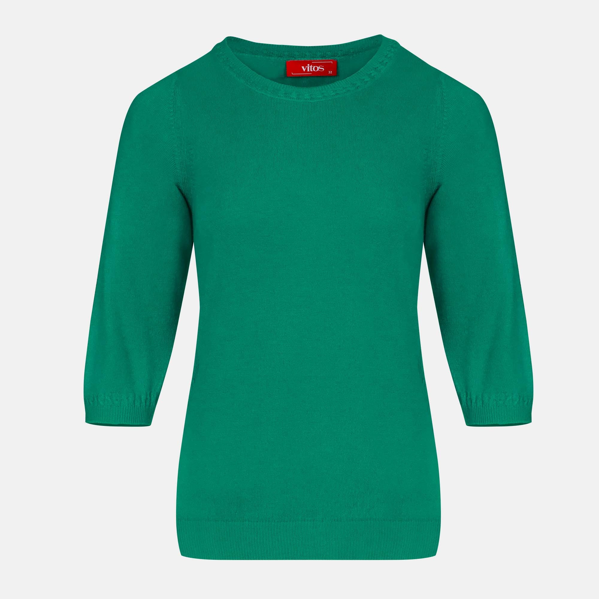 Blusa punto trenza estructura manga 3/4 - C0006