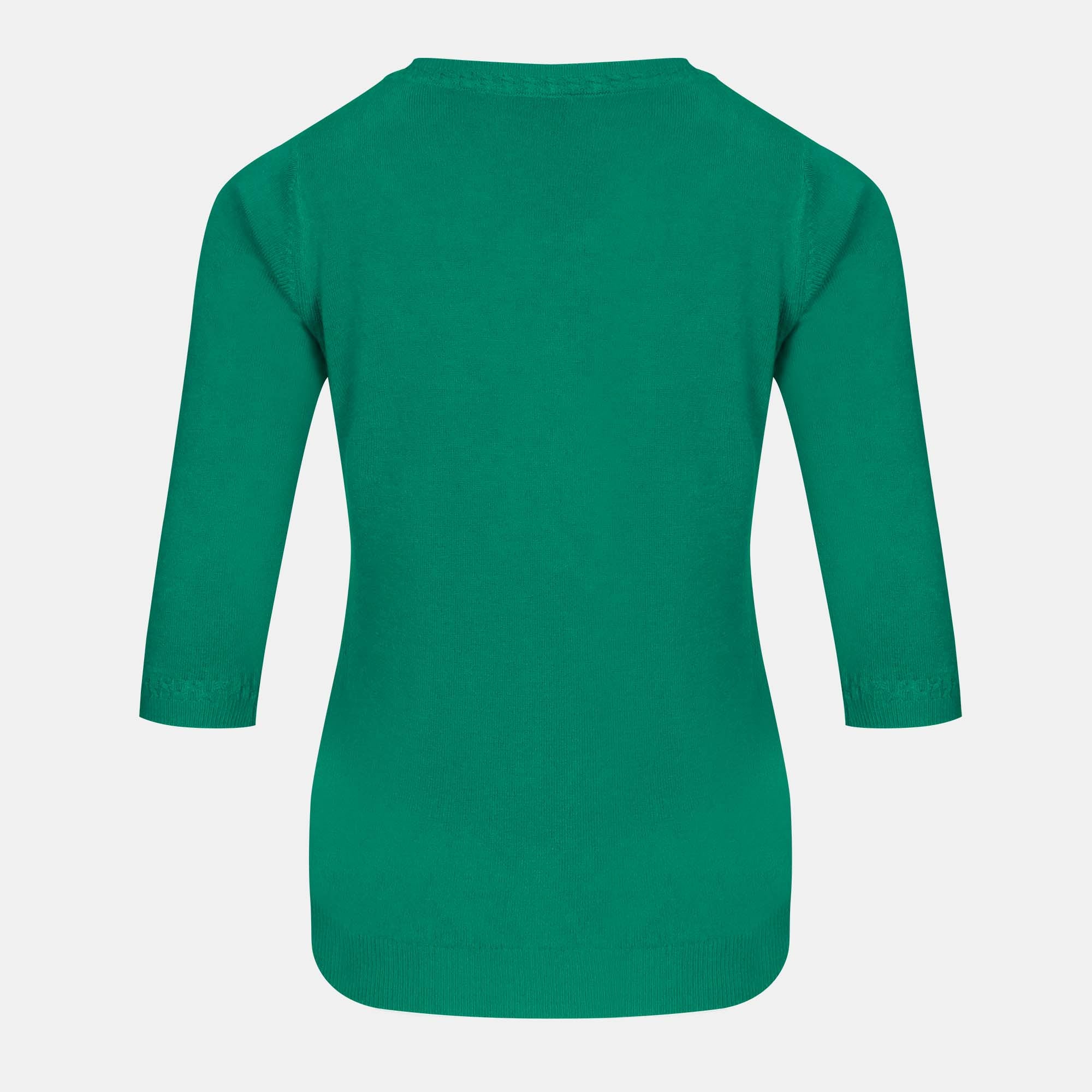 Blusa punto trenza estructura manga 3/4 - C0006