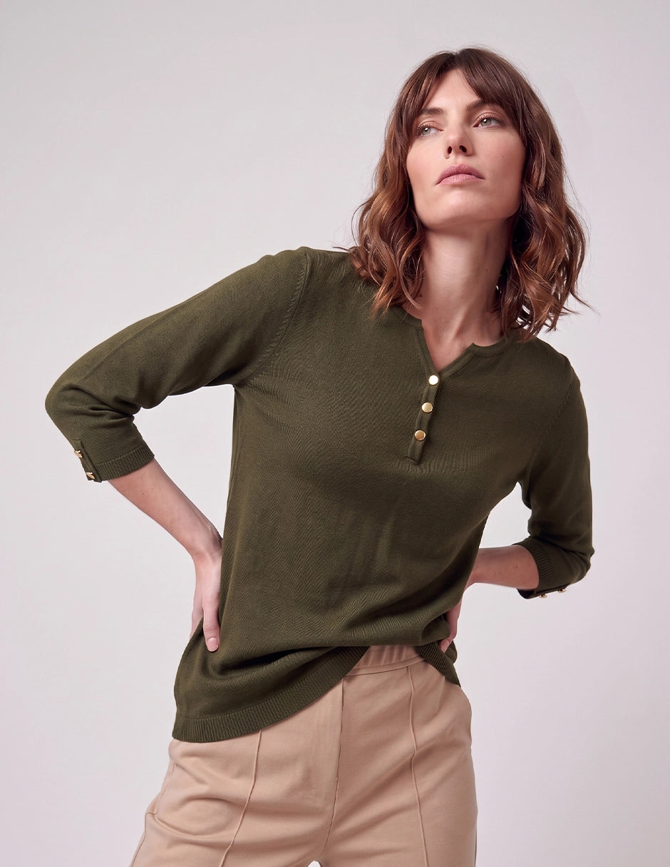 Blusa punto con aletilla - Blusa - Vitos