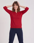 Blusa punto con aletilla