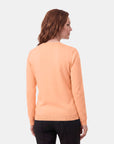 Cardigan punto escote en v trenzas básico Verano