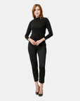 Blusa con detalles bordada Perla Negra
