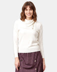Blusa cuello vuelto manga larga Marquesa