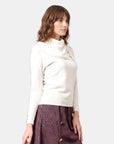Blusa cuello vuelto manga larga Marquesa