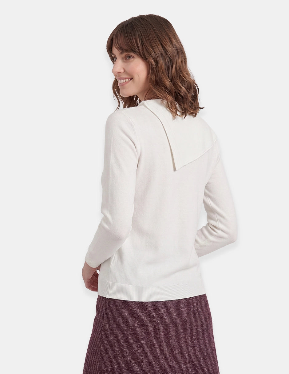 Blusa cuello vuelto manga larga Marquesa