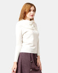 Blusa cuello vuelto manga larga Marquesa