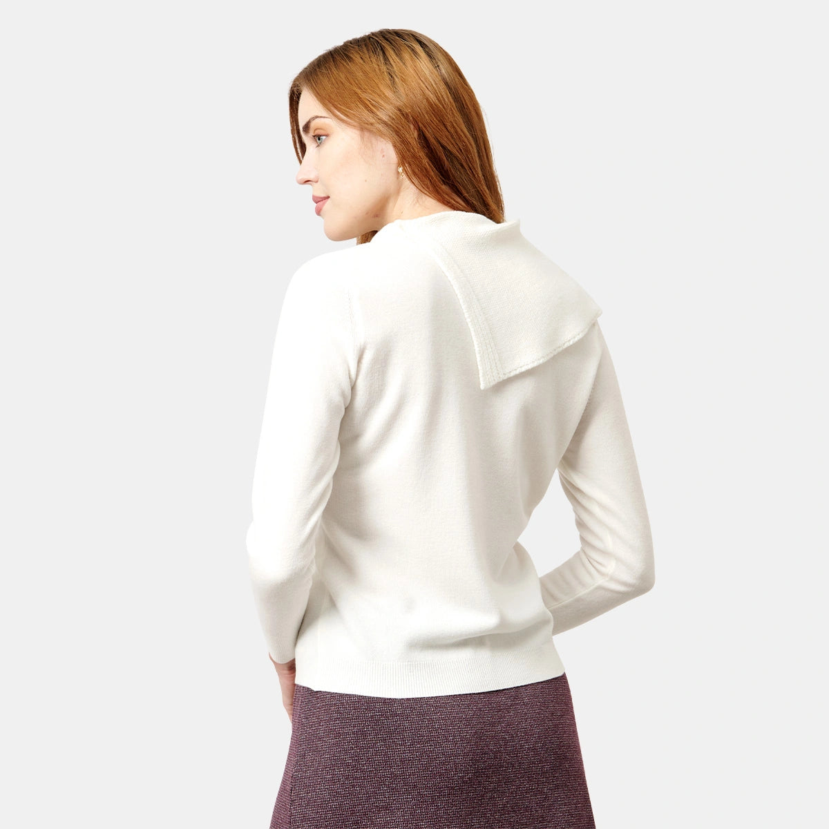 Blusa cuello vuelto manga larga Marquesa