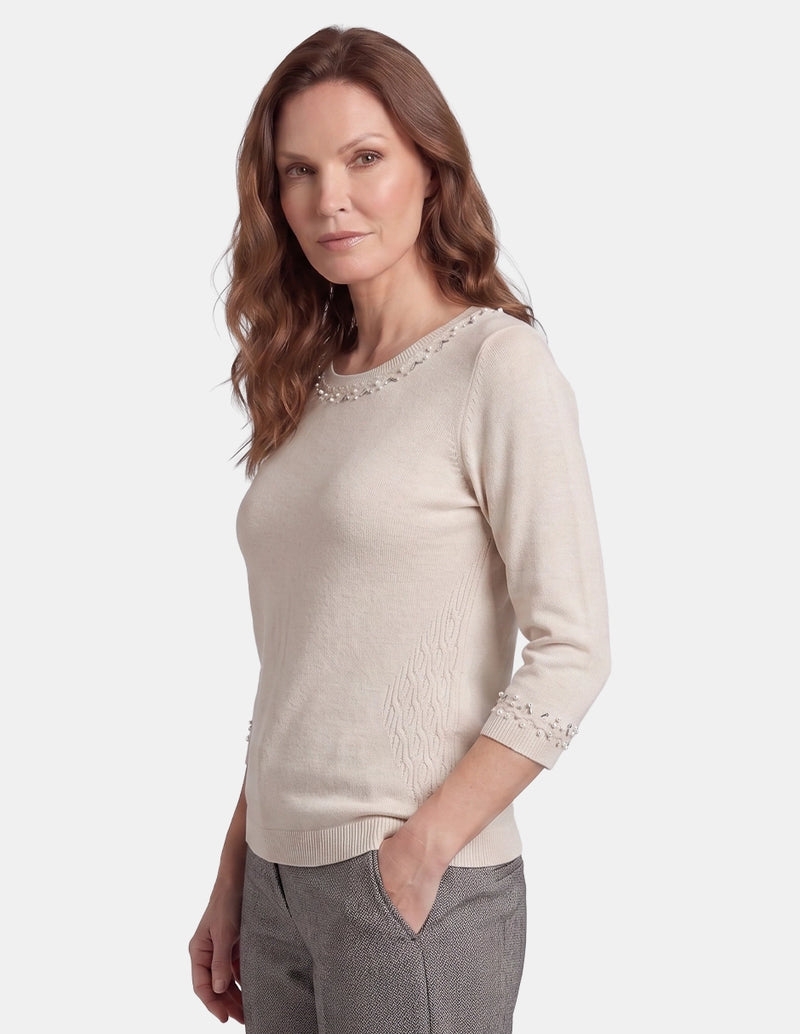 Blusa punto trenza estructura Siofra