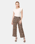 Pantalón estampado con pretina ancha Vitos
