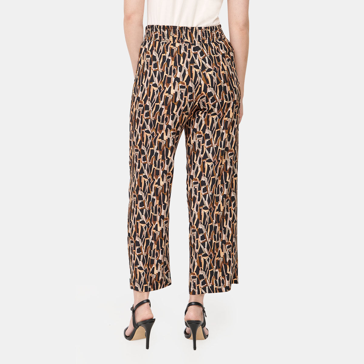 Pantalón estampado con pretina ancha Vitos