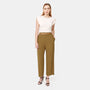 Pantalon color olivo con cinturón Vitos