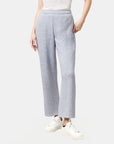 Pants con bolsas diagonales relax cashmere